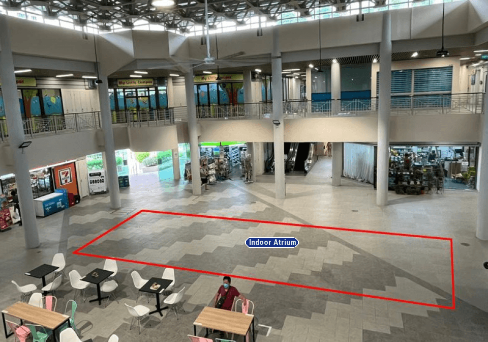 Floor plan: Level 1 Indoor Atrium